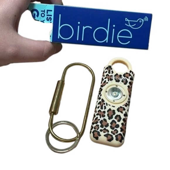 Birdie LIMITED EDITION Leopard Pattern Safety Device Alarm NEW - Picture 1 of 4